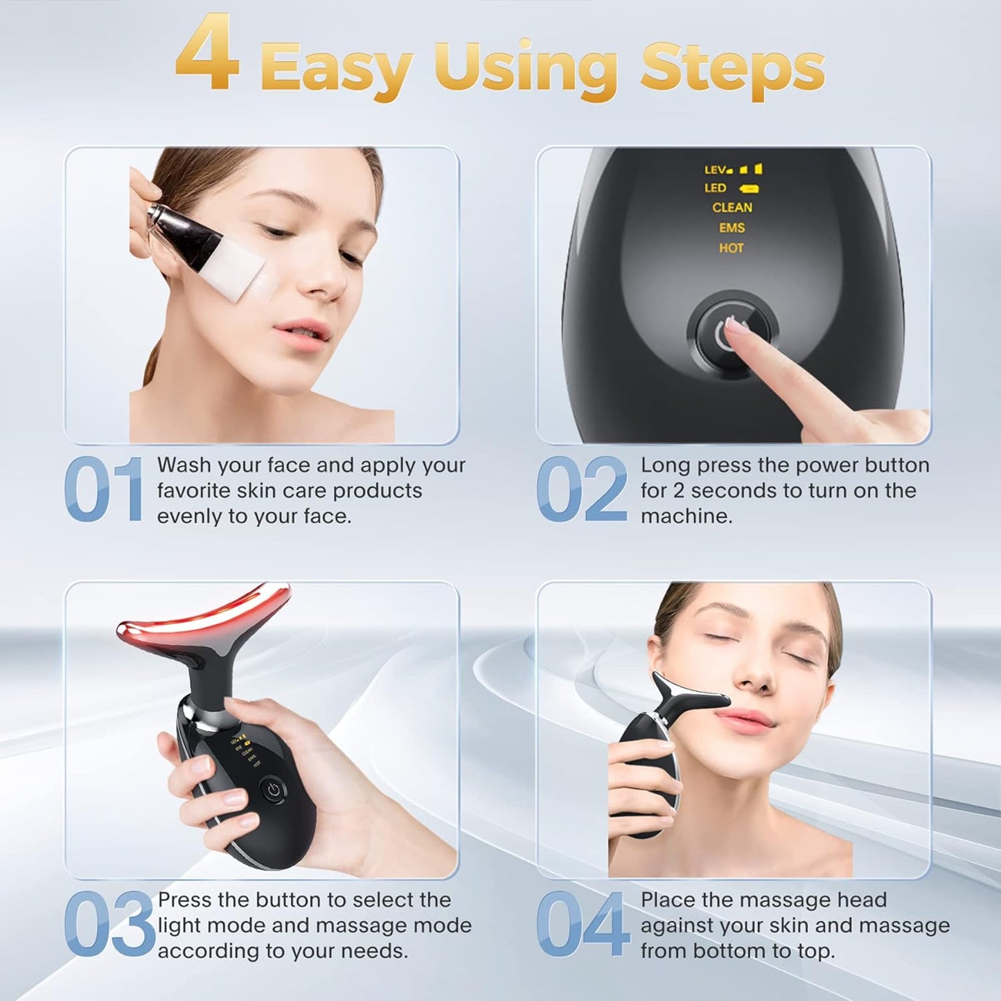 ¡Massageador Facial 3 en 1 – Rejuvenece tu Piel con un 35% de Descuento! 🚨